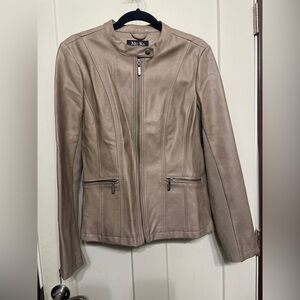 Faux leather jacket